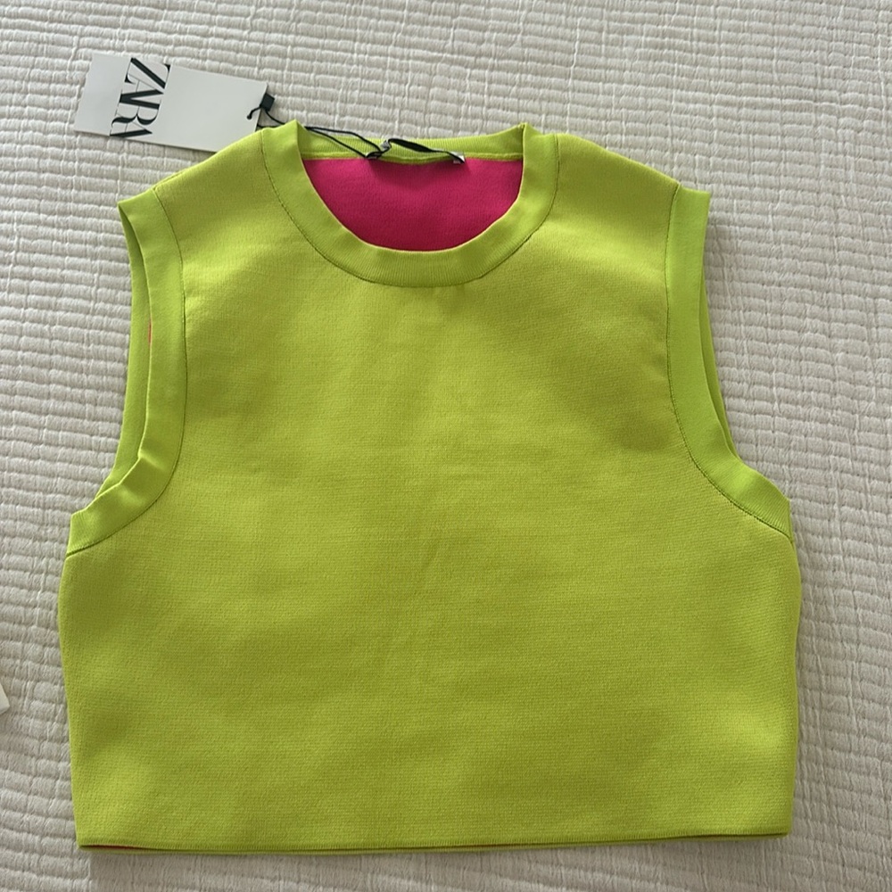 Zara cropped tank